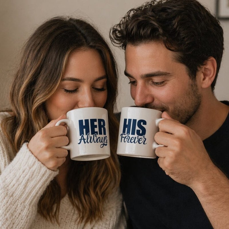 His and Her mug set