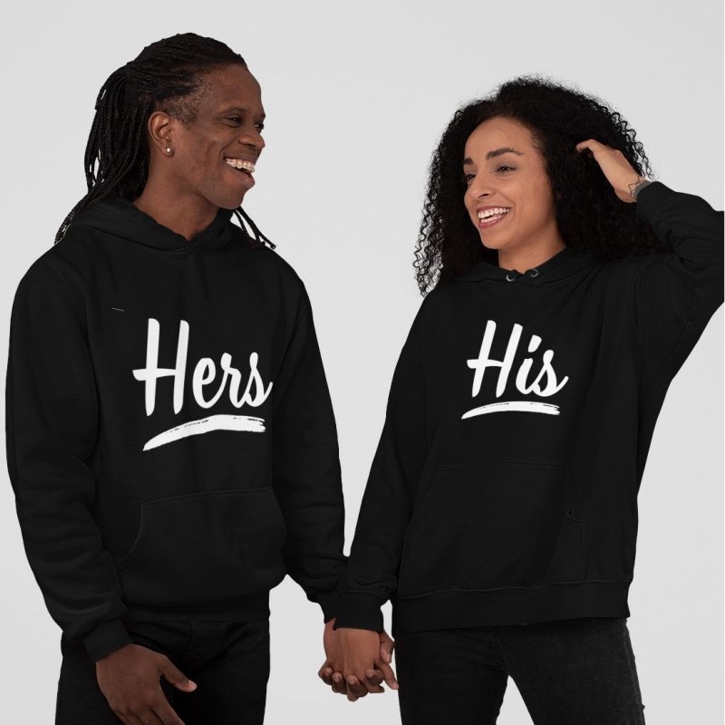 hers and his hoodies