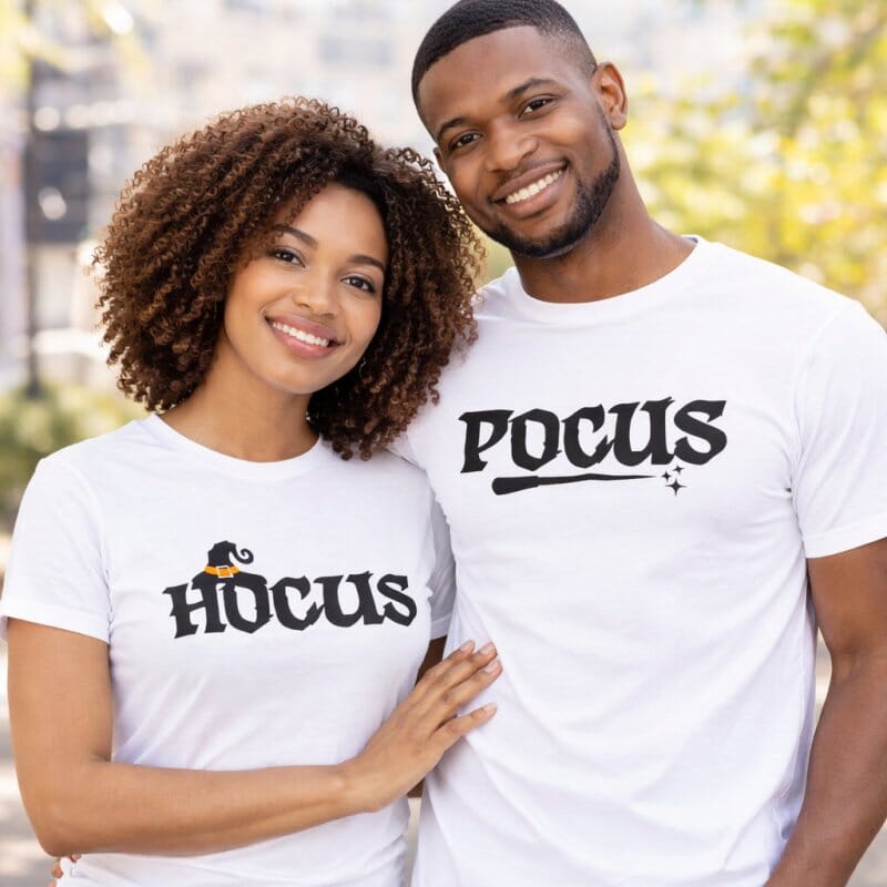 halloween paired t-shirts