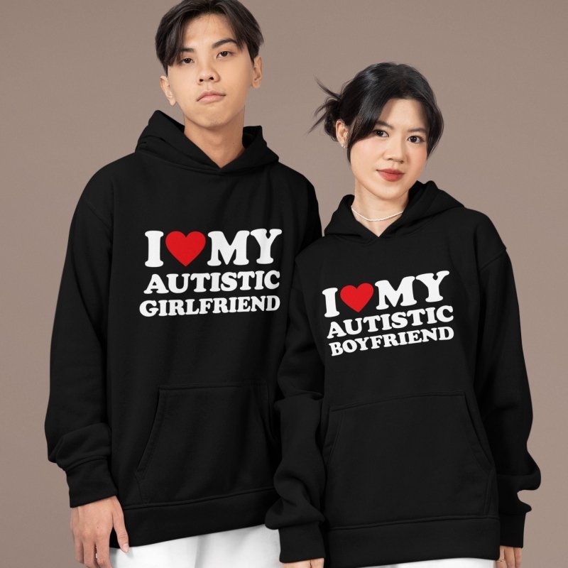 Autistic couple hoodies