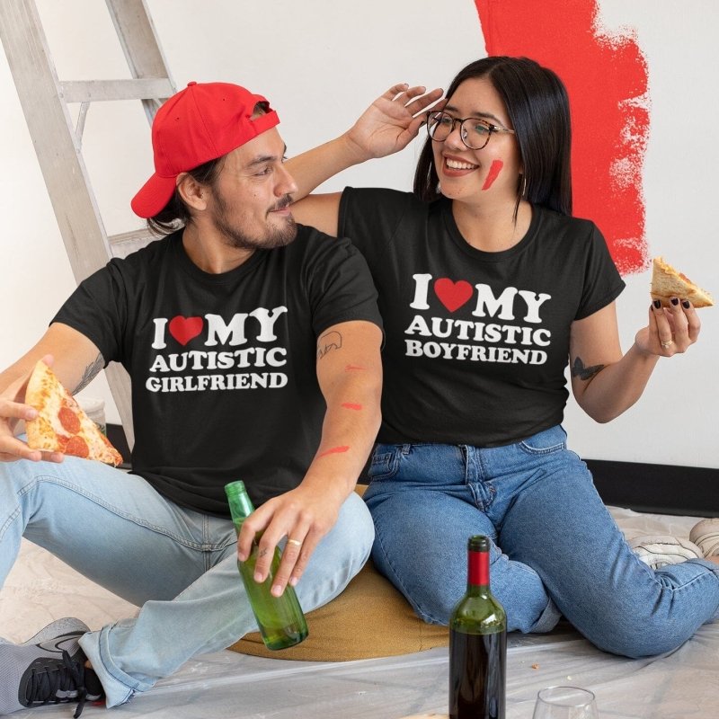 I Love my Autistic Girlfriend / Boyfriend T-Shirt