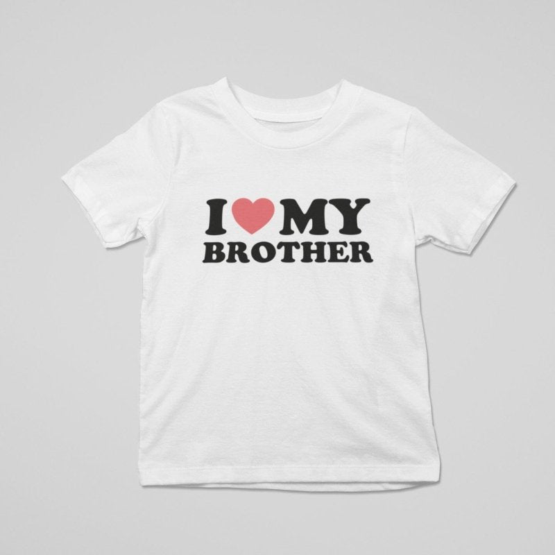 I love my brother kid shirt