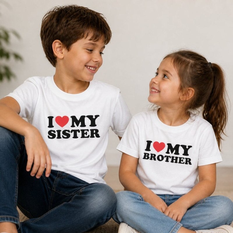 Sibling I love my brother or sister top