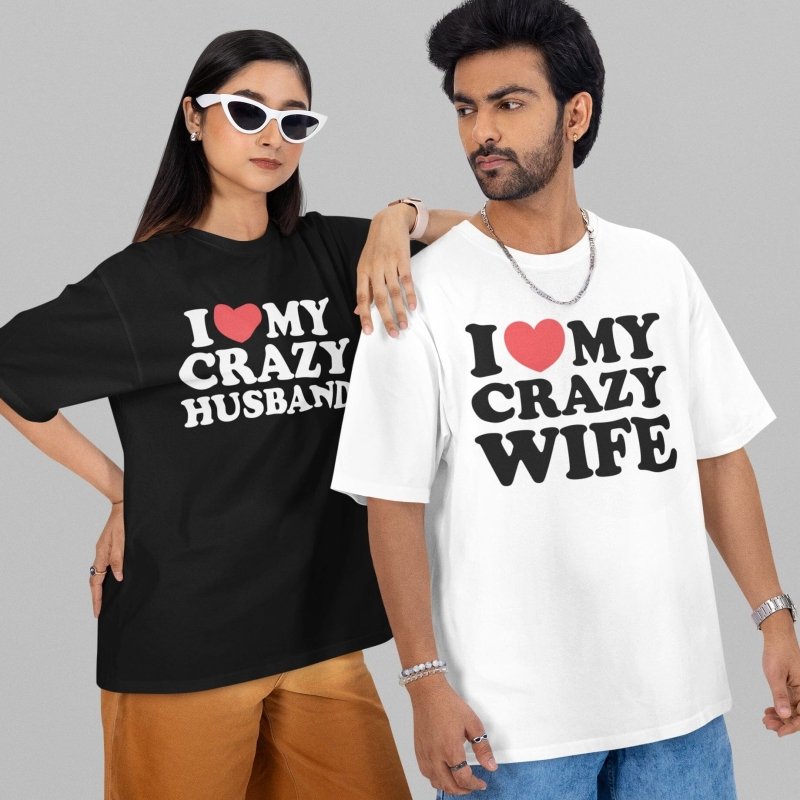 crazy couple t-shirt