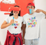 I Love to Finger Paint T-Shirt - Vignette | Matchy Crew