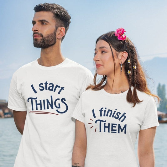 funny couple shirt design
