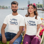 Ironic Couple T-Shirts - Vignette | Matchy Crew
