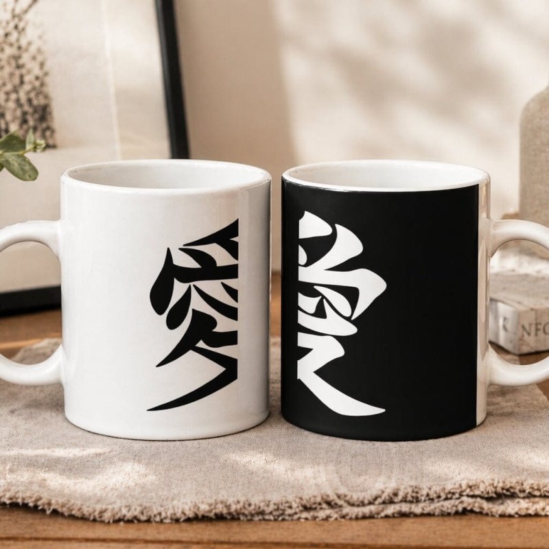 Love in Japanese Mugs