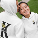 King Queen Hoodies for Couples - Vignette | Matchy Crew