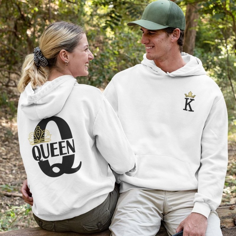 Queen and king hoodies