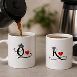 King & Queen of Hearts Mugs - Vignette | Matchy Crew