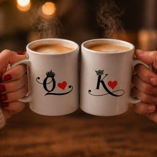 King & Queen of Hearts Mugs