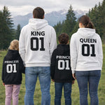 King Queen Princess Prince Hoodie - Vignette | Matchy Crew