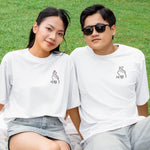 Korean Couple T-Shirt - Vignette | Matchy Crew
