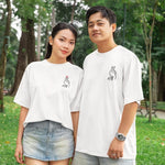 Korean Couple T-Shirt - Vignette | Matchy Crew
