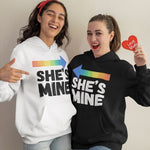 Lesbian Couple Hoodies - Vignette | Matchy Crew