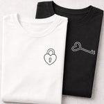 Lock and Key T-Shirts for Couples - Vignette | Matchy Crew