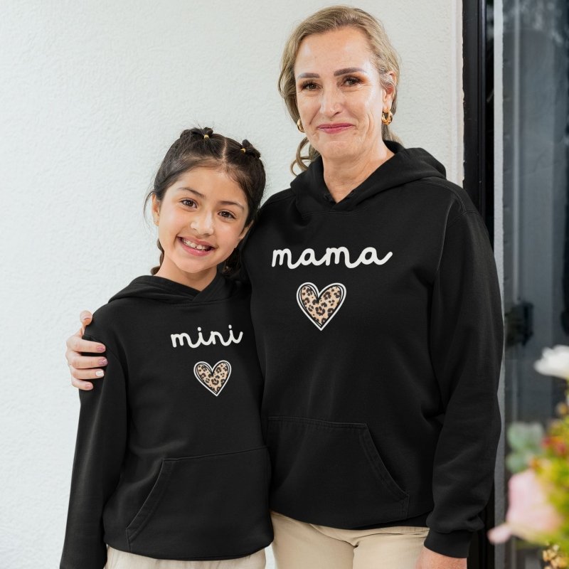 Mama and Mini Leopard sweatshirt
