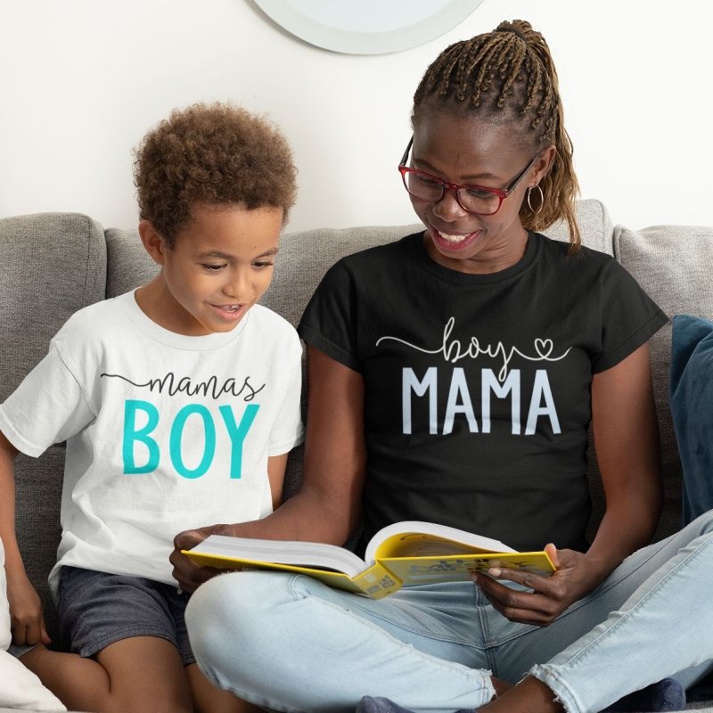 Mom and son matching shirts