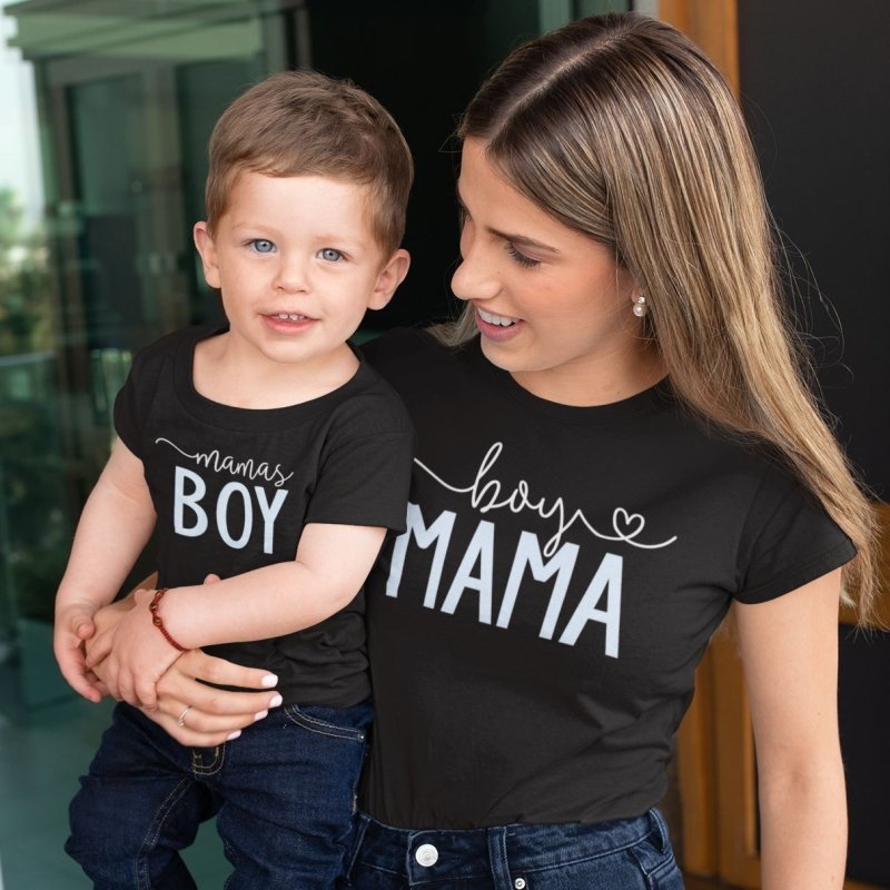 Mama's Boy T-Shirt Set | Matchy Crew