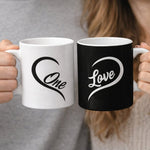 Matching Ceramic Mugs One Love - Vignette | Matchy Crew