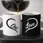 Matching Ceramic Mugs One Love - Vignette | Matchy Crew