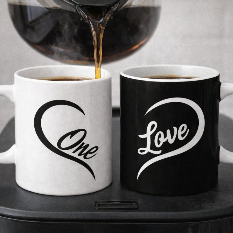 One love mug for couples