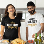 Matching Couple Birthday T-shirts - Vignette | Matchy Crew