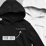 Matching Couple Hoodies Roman Numerals - Vignette | Matchy Crew