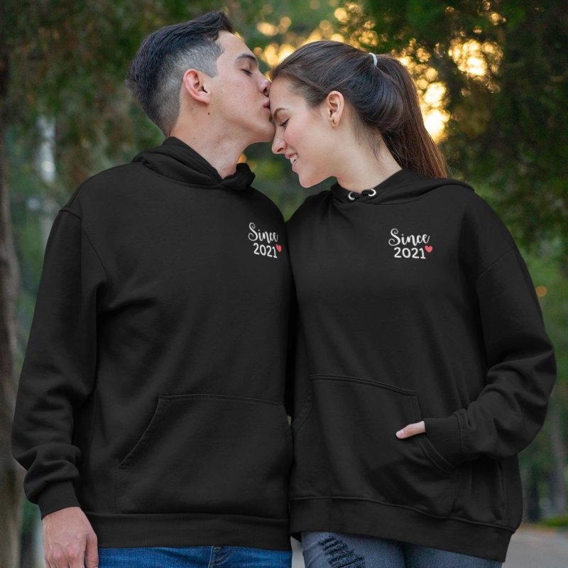 Personalized couple sweatshirts