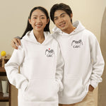 Matching Couple Initials Hoodie - Vignette | Matchy Crew