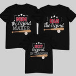 Matching Family Baseball T-Shirts - Vignette | Matchy Crew
