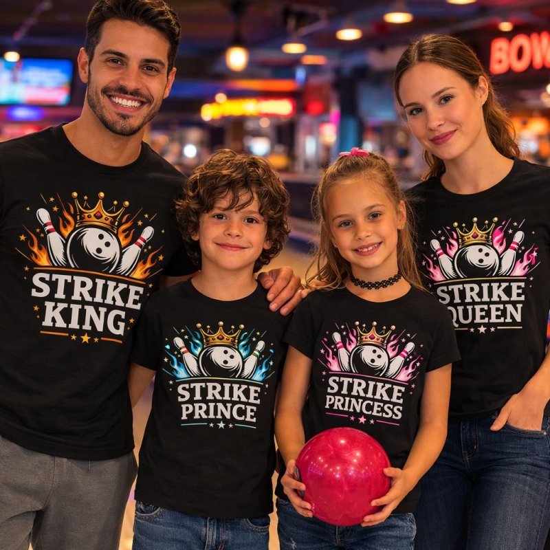 Matching Family Bowling Shirts