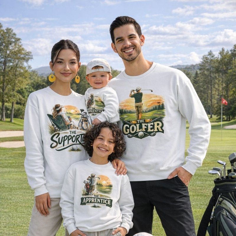 Matching golf sweaters