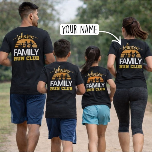 Matching Family Running Shirts