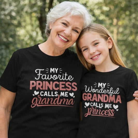 Matching Grandma and Granddaughter Shirts