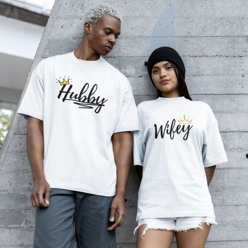 Matching Hubby Wifey T-Shirts