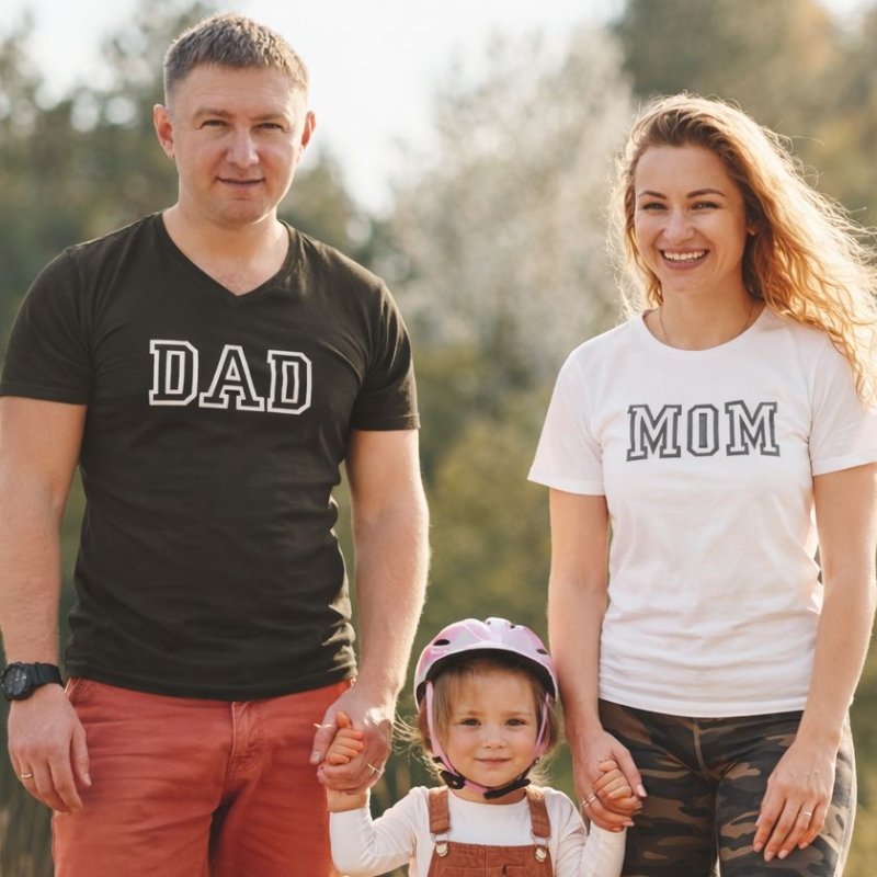 Mom and dad tee shirts