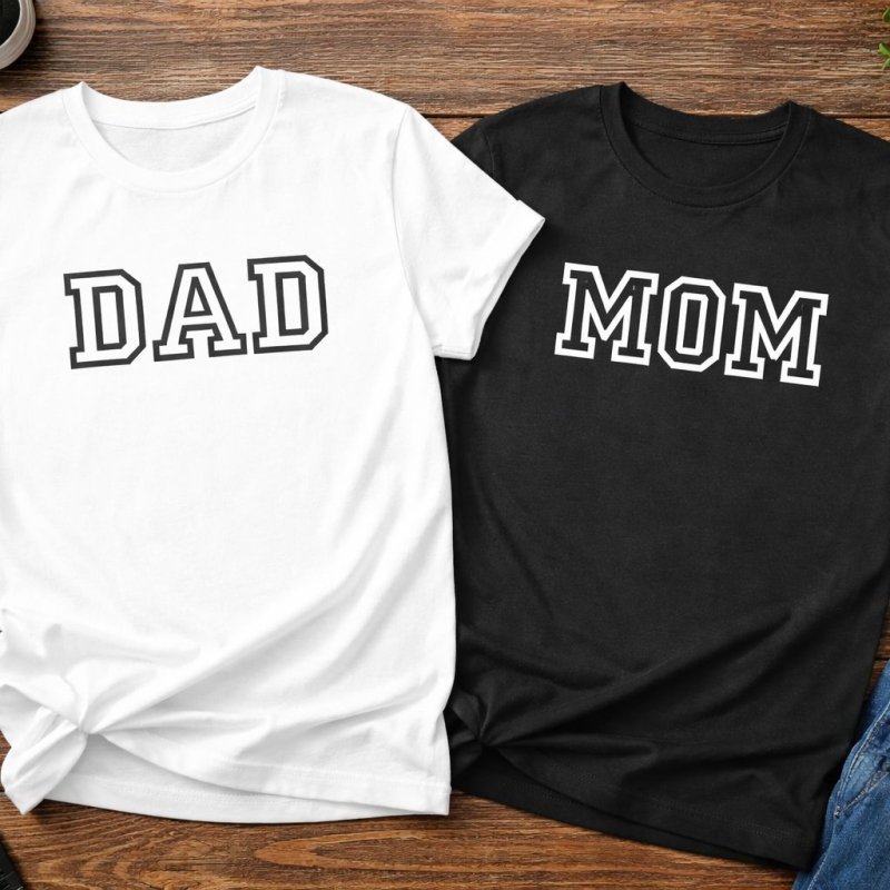 Mom and dad tees