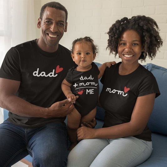 Mom plus dad equal me shirt