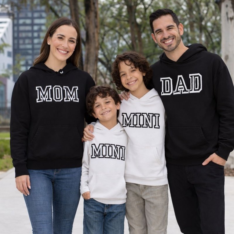 Mom Dad Mini Hoodie