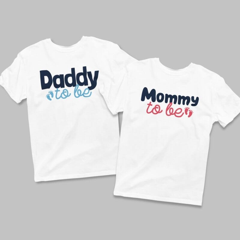 New dad and Mom shirts