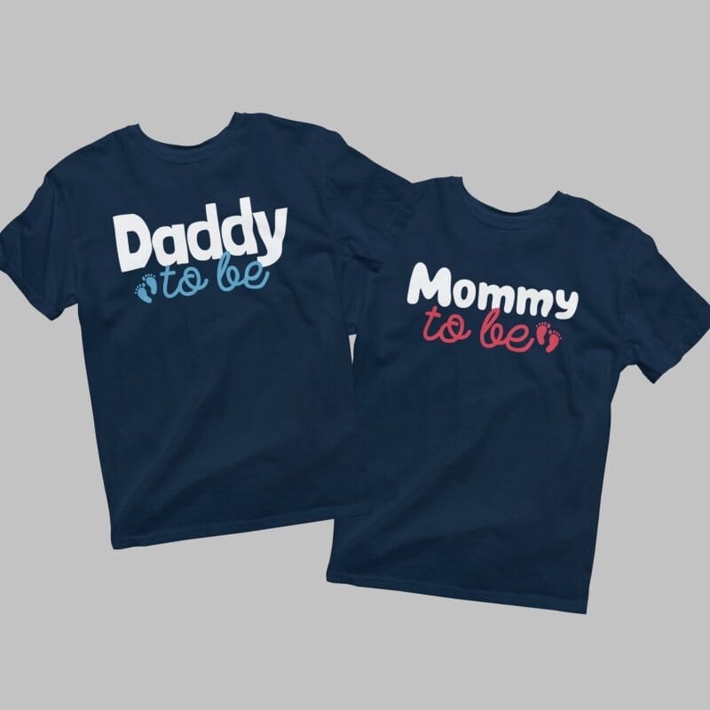mom and dad announcement shirts