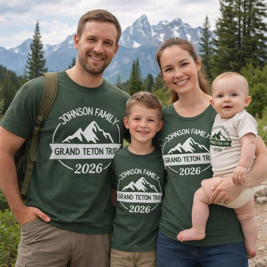 Mountain Family Vacation Shirts