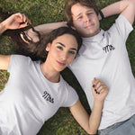 Mr and Mrs Couple T-Shirt - Vignette | Matchy Crew