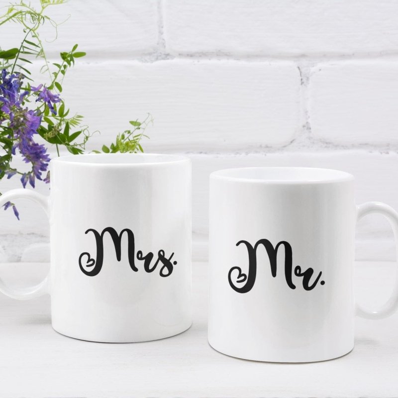 Mr and Mrs Matching Mugs