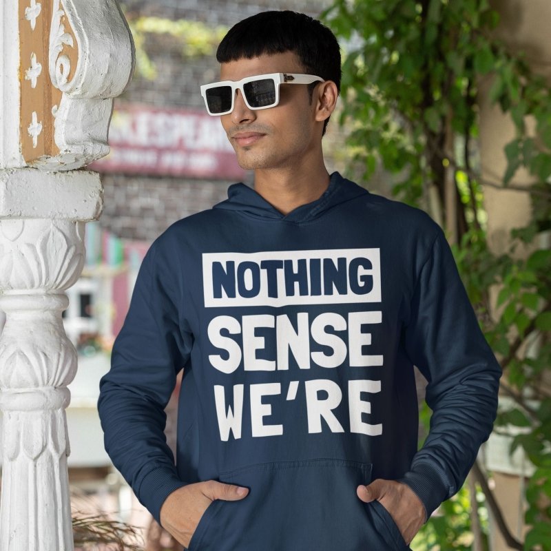 navy hoodie set