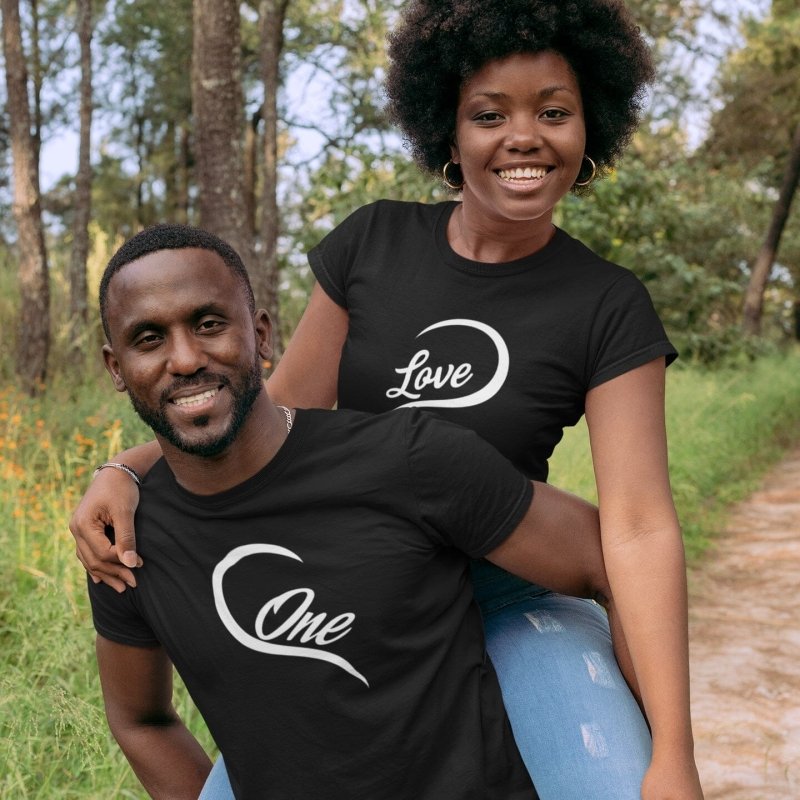 one love tee shirt for two