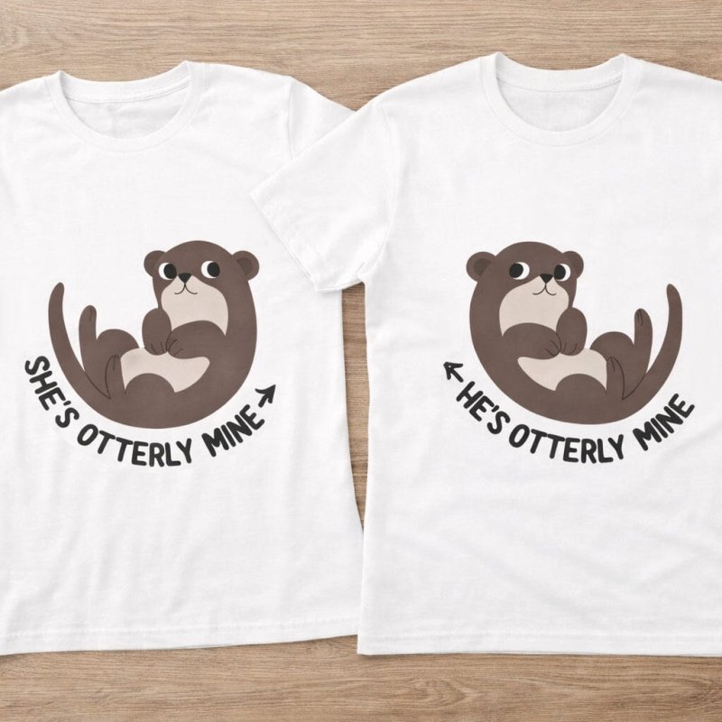 She's & He's Otterly Mine T-Shirt