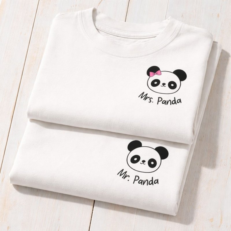Mr & Mrs Panda T-Shirts